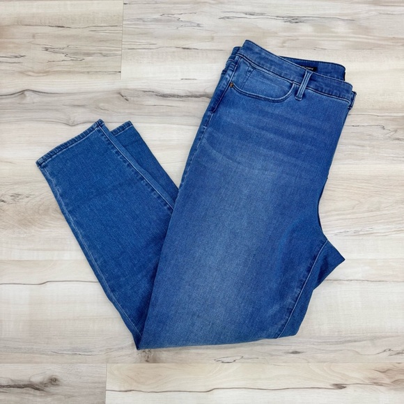 Talbots denim stretch skinny jeggings Sz 16 very comfortable jeans - Picture 1 of 8